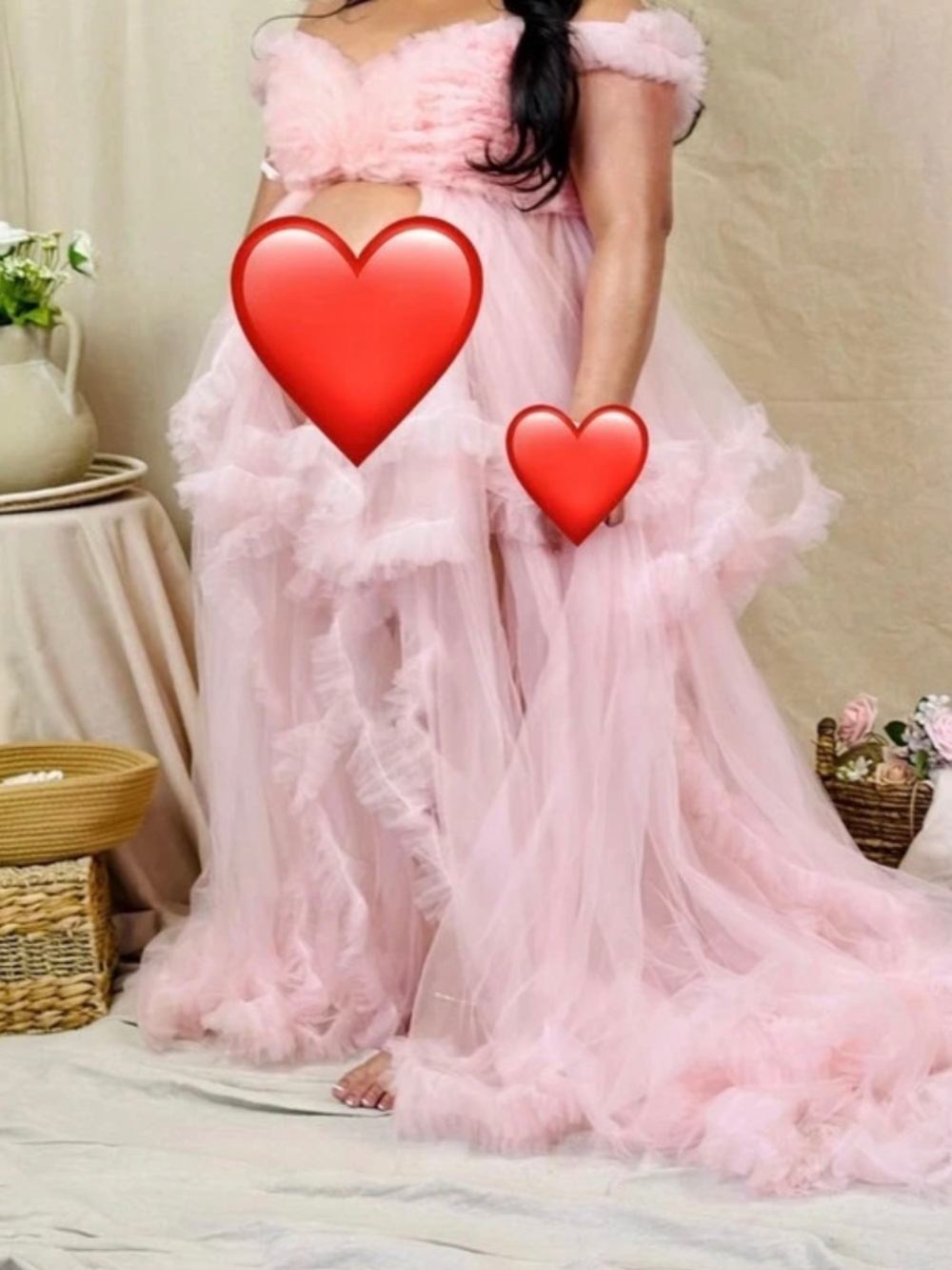 Maternity photoshoot dress